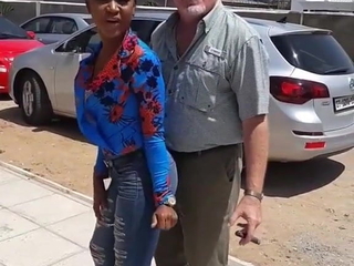 Me step dad with a ebony mega-bitch in