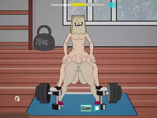 Fuckerman - Weird Gym Public Rectal Bang