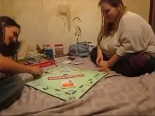 Fat Mega-slut Loses Monopoly Game and