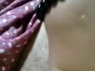 Village girl fap her shaved big pussy