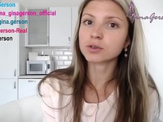 Gina Gerson , homevideo, interview, be