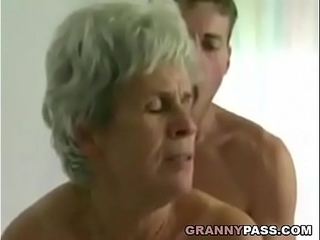 Young Boy Fucks Hairy Granny