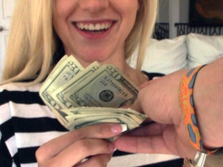 Hot Lilliputian Blonde Teen Paid Cash