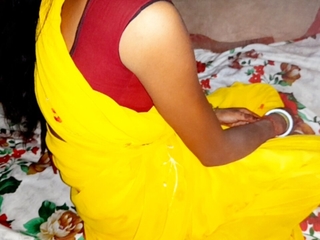 Afraid SAREE HOT & Superb WIFE