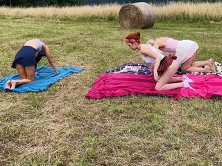 No Breathe hard Yoga Outdoor Girls in