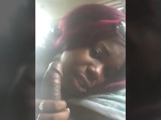 Thick Donk Hoe Gargling Stiffy In Car