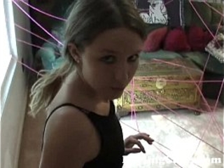 Cute 18YO Plays to Get her Fake penis -